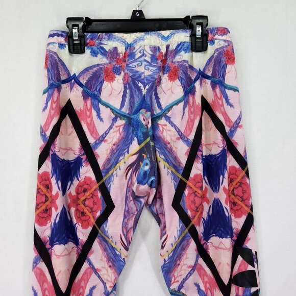 Adidas Farm Rio Optic Bloom Florera Bird Leggings Womens Medium Logo - Picture 10 of 15